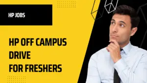 HP off campus drive for freshers
