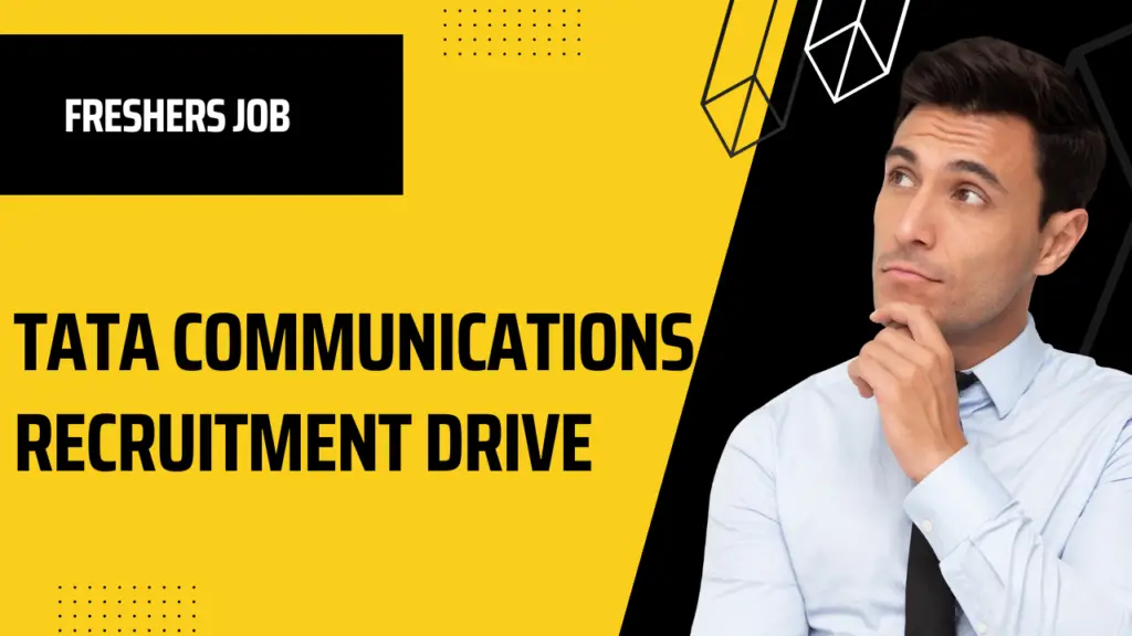 Tata Communications Off Campus Drive 2023: