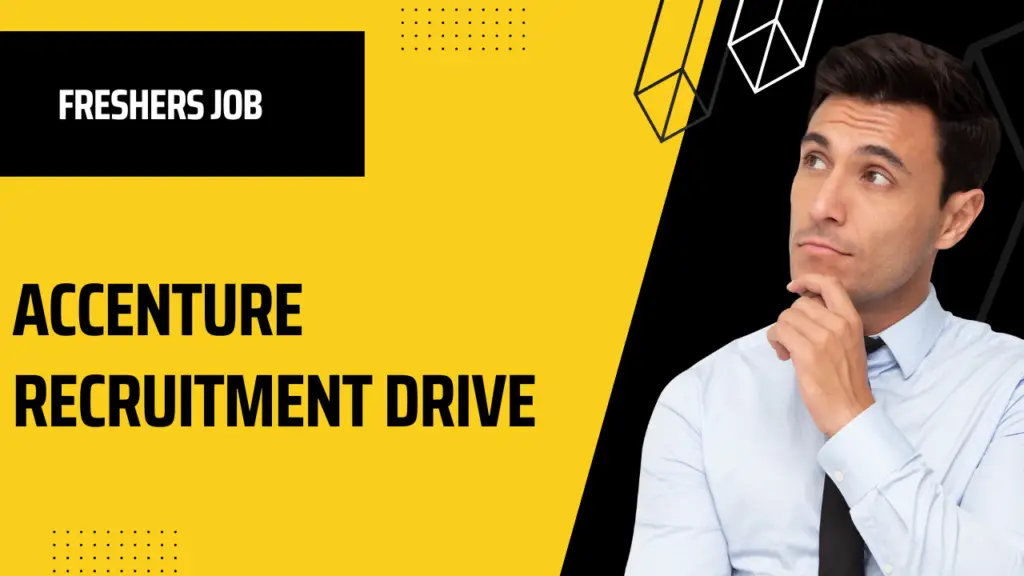 Accenture off campus drive 2023