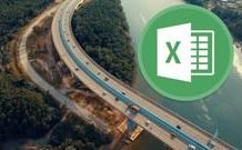 Excel spreadsheet with financial charts and graphs