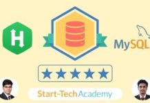 A visual representation of an SQL coding challenge with a gold star symbol, symbolizing achievement and skill development.