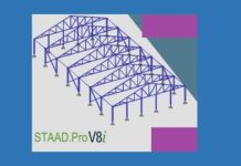 Industrial Steel Warehouse Design in STAAD Pro V8