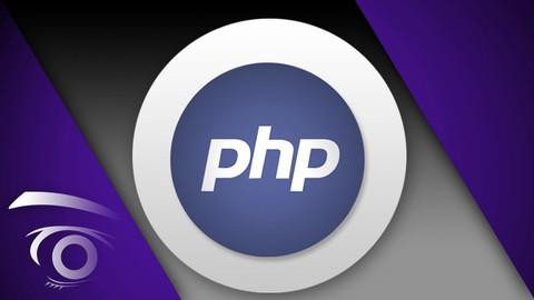 Image of a person coding with PHP programming language