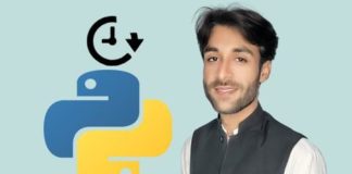 Python programming book with example code