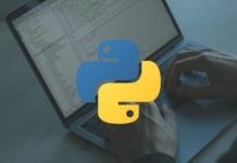 Python Programming 2023: Beginner’s Course Illustration of a person coding with Python programming language