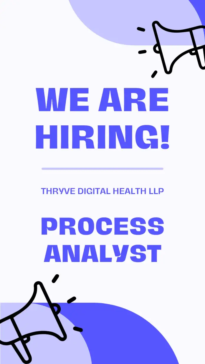 Off Campus Drive 2023: Join as a Process Analyst at Thryve Digital Health LLP - Apply Now