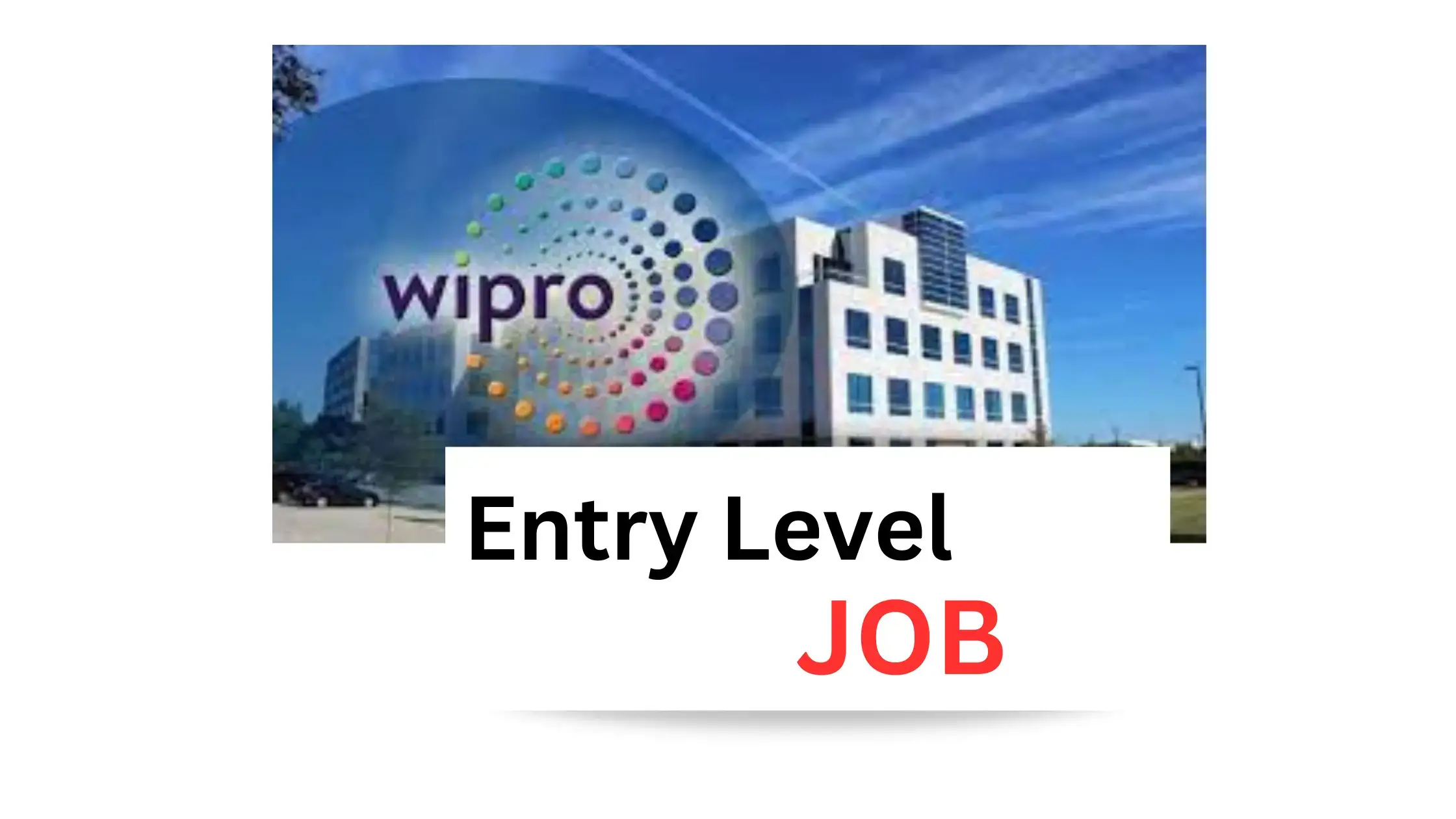 Wipro Off Campus Hiring 2023: Entry Level Jobs