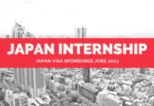Japan Visa Sponsored Jobs 2023: Internship Opportunity for International Students