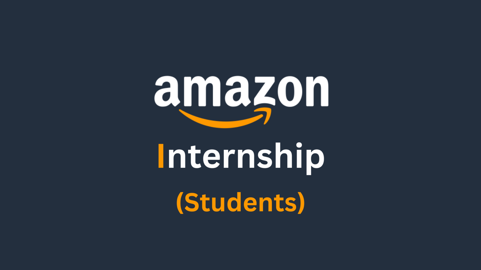 Amazon Internship for College Students 2023 Data Scientist Job GeeksGod