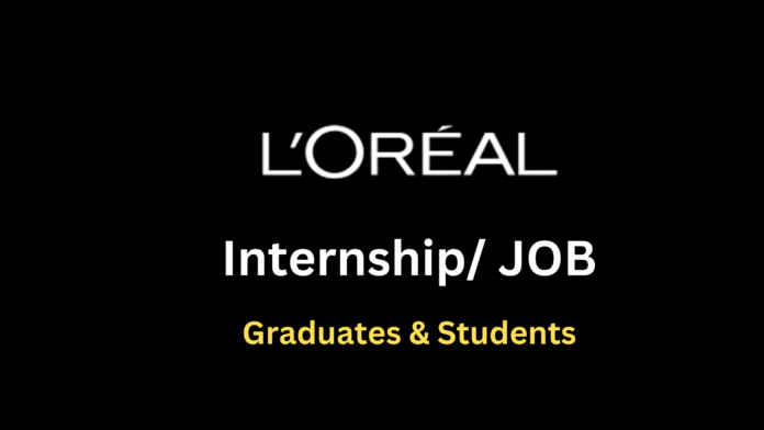 Loreal Internship for Students & Graduates: Data Analytics Job 2023