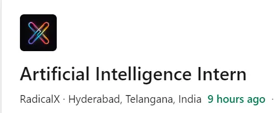 Artificial Intelligence Internship Openings 2023: Remote Jobs 1 Artificial Intelligence Internship Openings 2023: Remote Jobs