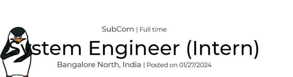 C++ and C Programming Jobs by SubCom 2024