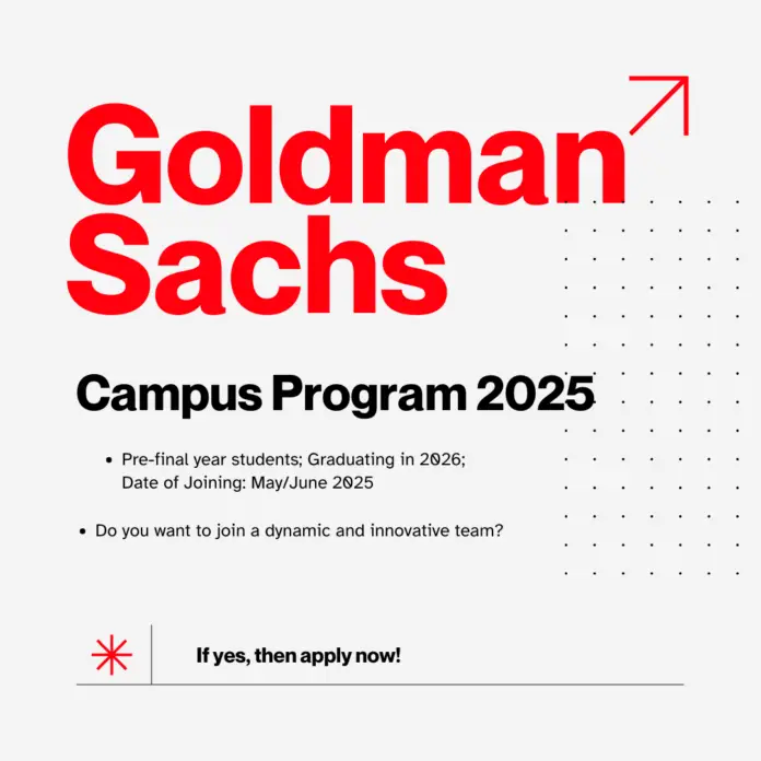 Goldman Sachs Engineering Hiring Program 2025