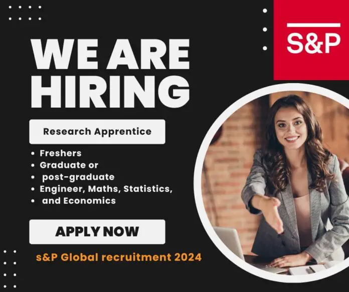 S&P Global Research Assistant Jobs 2024 | Opportunities for Freshers