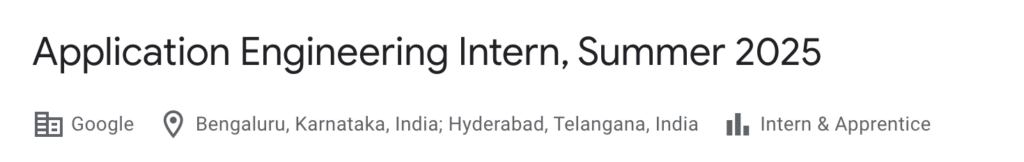 Google Summer Internship 2025 | Students Must Not Miss 