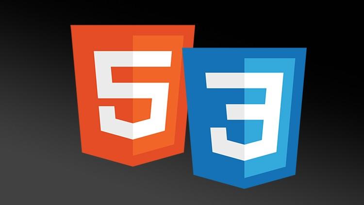 A beginner's guide to HTML5 and CSS3 with colorful design elements and a computer screen displaying code.