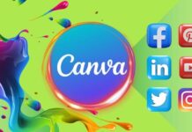 Create Stunning Social Media Graphics & Videos with Canva tutorial showcasing vibrant templates and design tools.