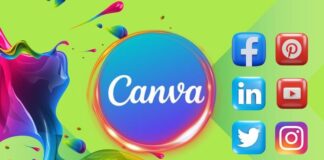 Create Stunning Social Media Graphics & Videos with Canva tutorial showcasing vibrant templates and design tools.