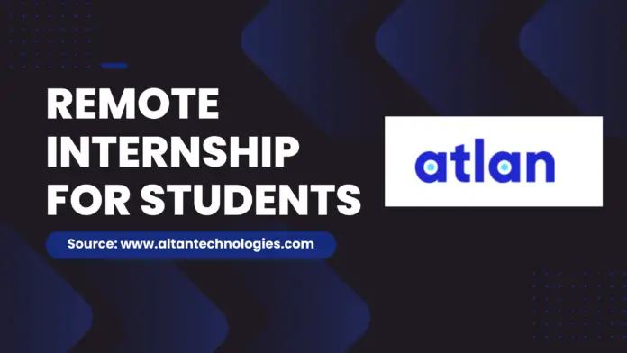 Remote Software Engineering Internship in India by Altan | Student Jobs 2024