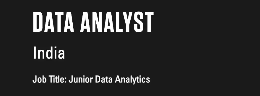 Data Analyst Entry Level Job Openings 2024 by Capco (Wipro Company)