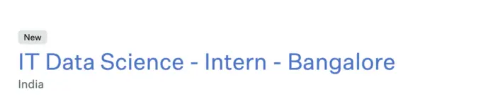 IT Data Science Internships 2024 by Boomi