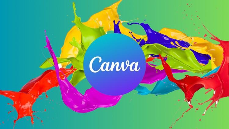 A visually appealing image showcasing stunning social media designs created with Canva, featuring vibrant colors and layouts.