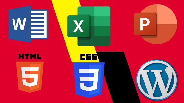 Master MS Office and Web Design Development Course with a Free Udemy Coupon featured image.