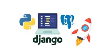 Feature image for creating web apps with Django and PostgreSQL, showcasing free Udemy coupon offer.