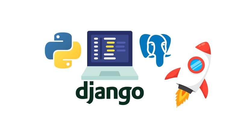 Feature image for creating web apps with Django and PostgreSQL, showcasing free Udemy coupon offer.