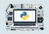 Feature image for 30 Days to Learn Python and Django with Projects for Free, showcasing a laptop and code.