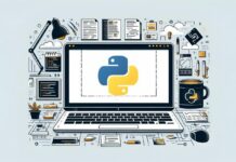 Feature image for 30 Days to Learn Python and Django with Projects for Free, showcasing a laptop and code.