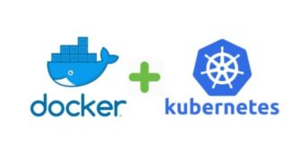 Feature image for Docker & Kubernetes Masterclass: Hands-On DevOps 2024 with visuals of Docker and Kubernetes logos.