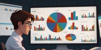 Visual representation of customer segmentation analysis using data analytics tools and techniques.