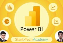 Image featuring Master Power BI course with graphs and charts, highlighting free Udemy coupon offer.