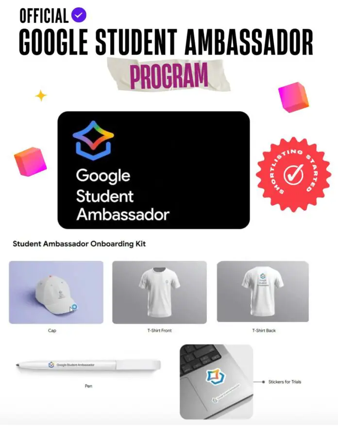 Google Student Ambassador Program – India 2025 Cohort