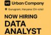 Urban Company is Hiring Data Analyst | Freshers Job 2025