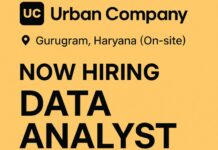 Urban Company is Hiring Data Analyst | Freshers Job 2025