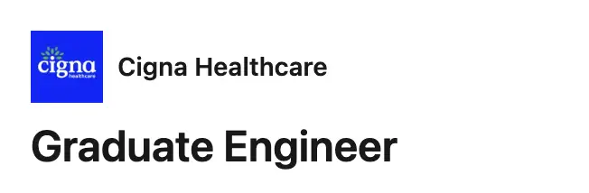 Cigna Health Solutions is Hiring Graduates | Campus Drive for 2022 to 2026 Batch