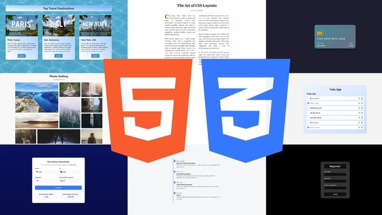 Web Project Workshop: 20+ HTML & CSS Websites in Action